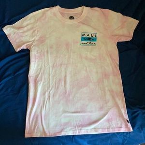 Maui and Sons - Pink Tie Dye T-Shirt Medium